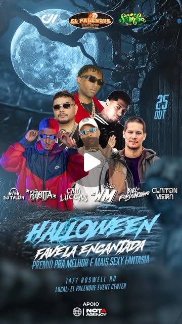 Evento Halloween Favela Encantada